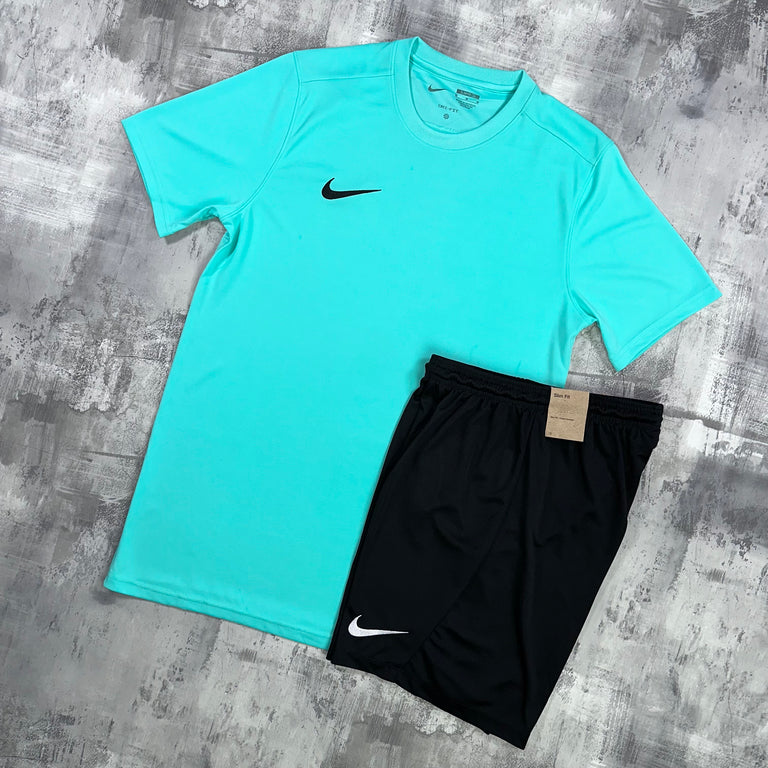 Turquoise and pink nike shirt sale