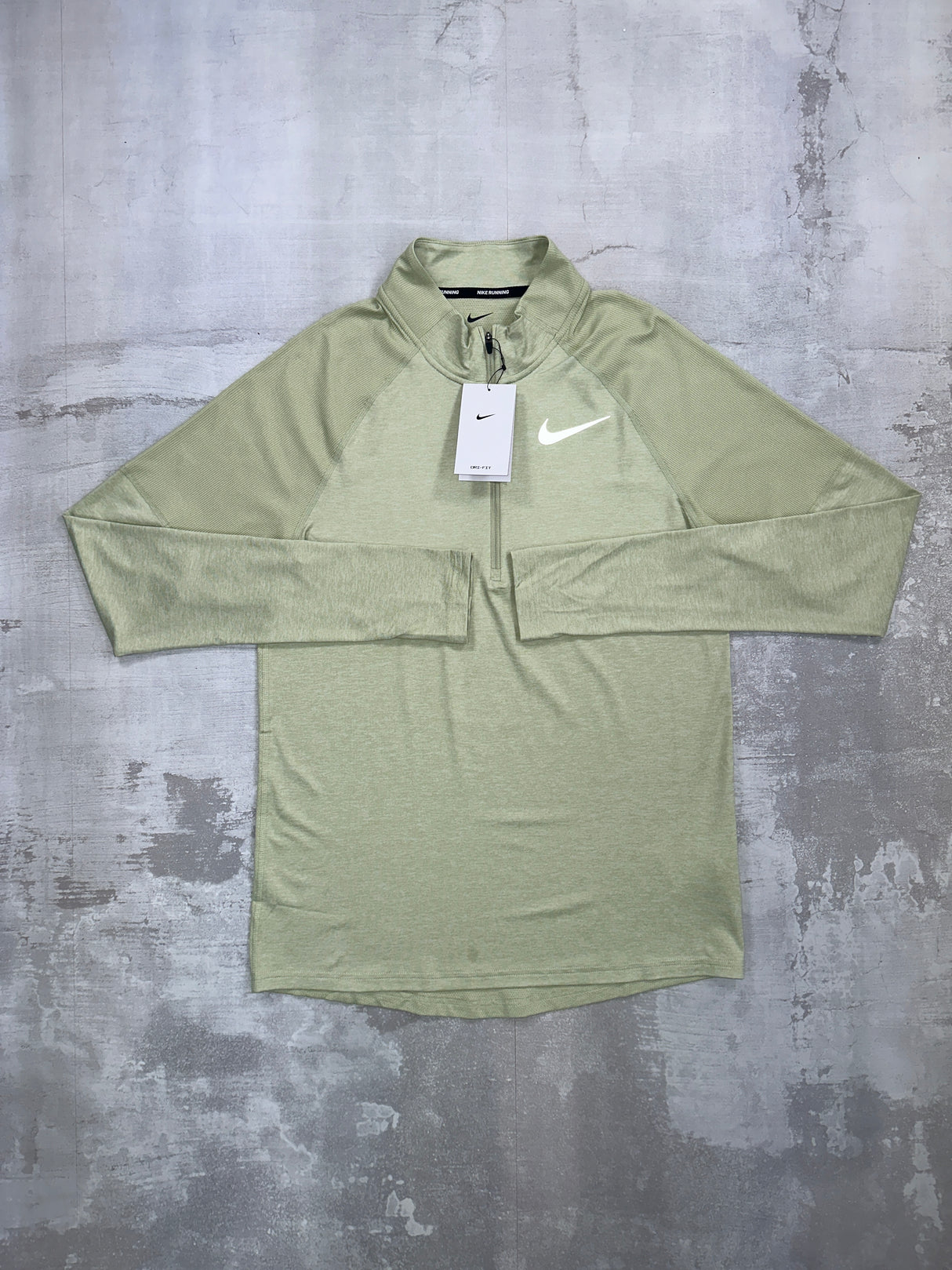 Nike Element 1/2 zip Olive