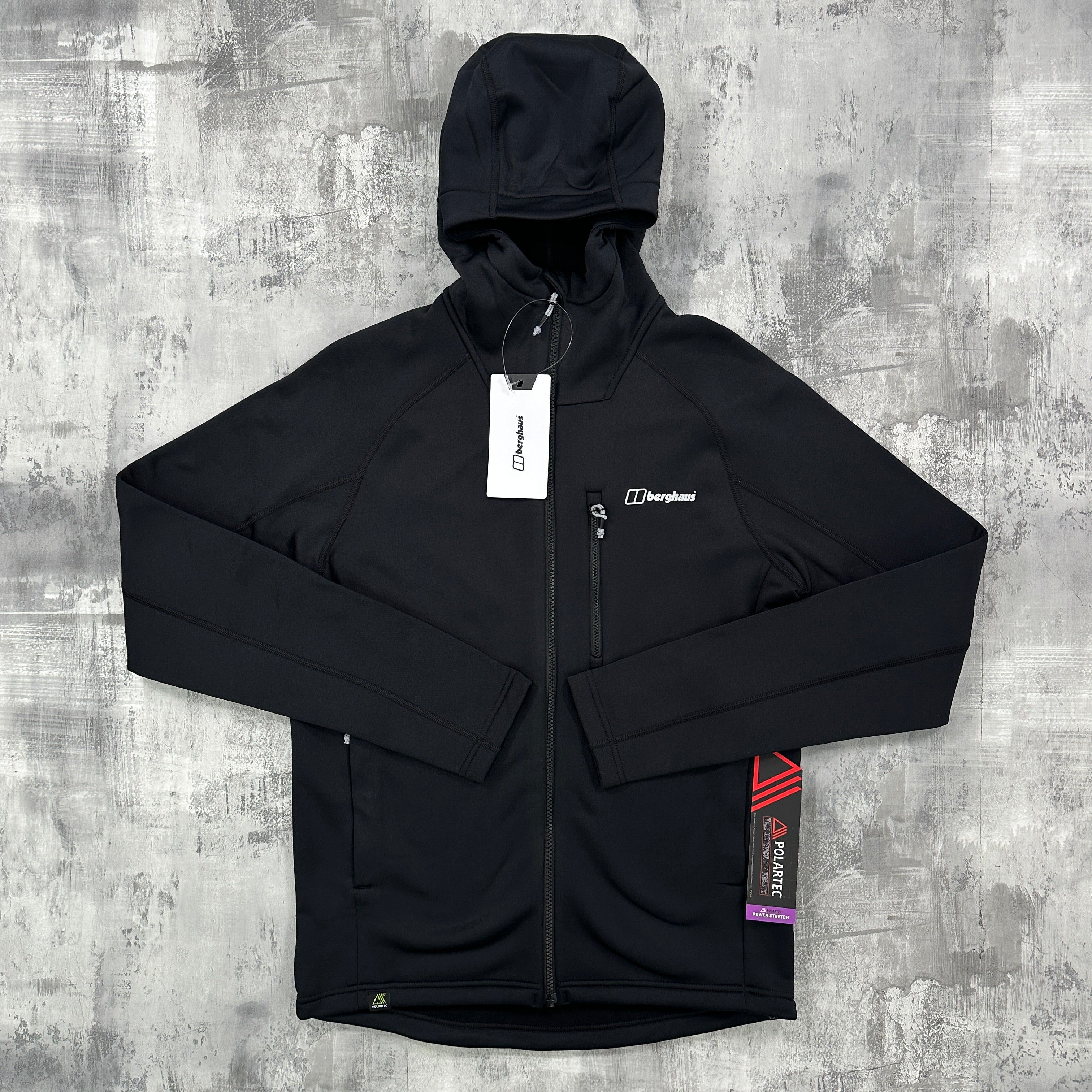 Berghaus Carnot Polartec Hooded Fleece Jacket Black S