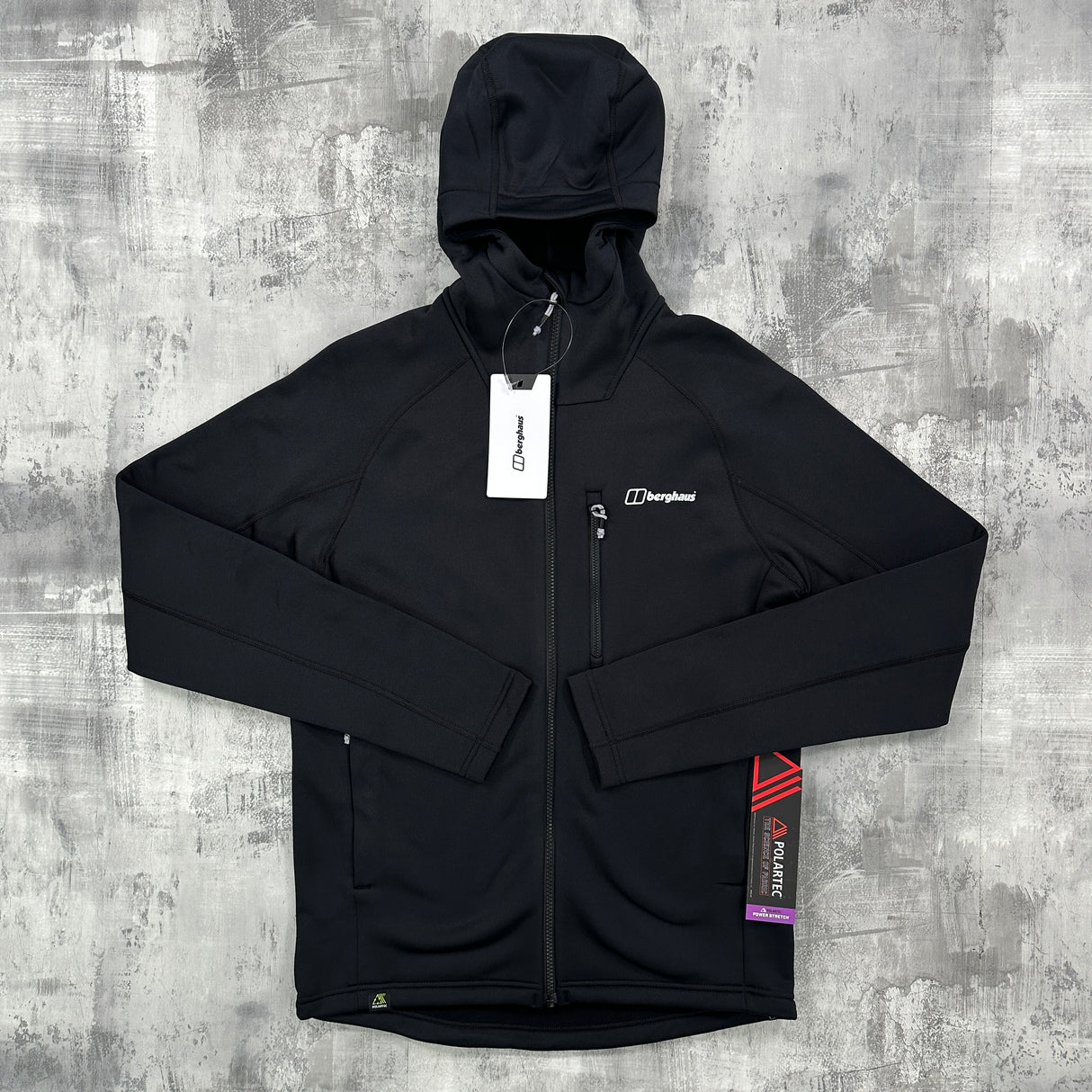 Berghaus Carnot Polartec Hooded Fleece Jacket Black