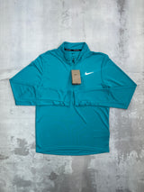 Nike pacer 1/2 zip Aqua