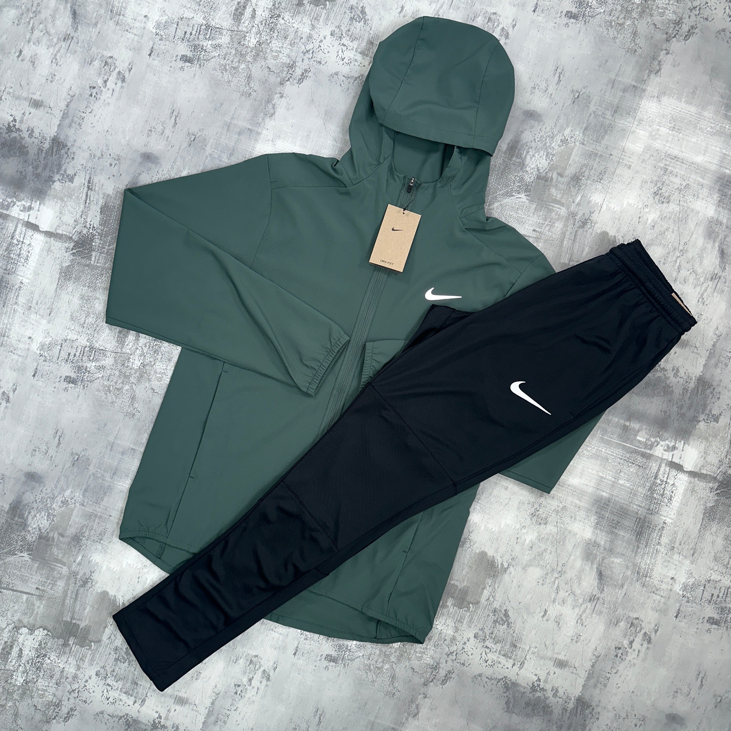 Nike Dri-Fit Repel Set Forest Green - Jacket & Trousers