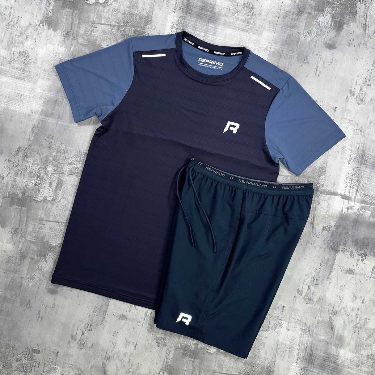 Reprimo Flight Set Indigo - t-shirt & shorts