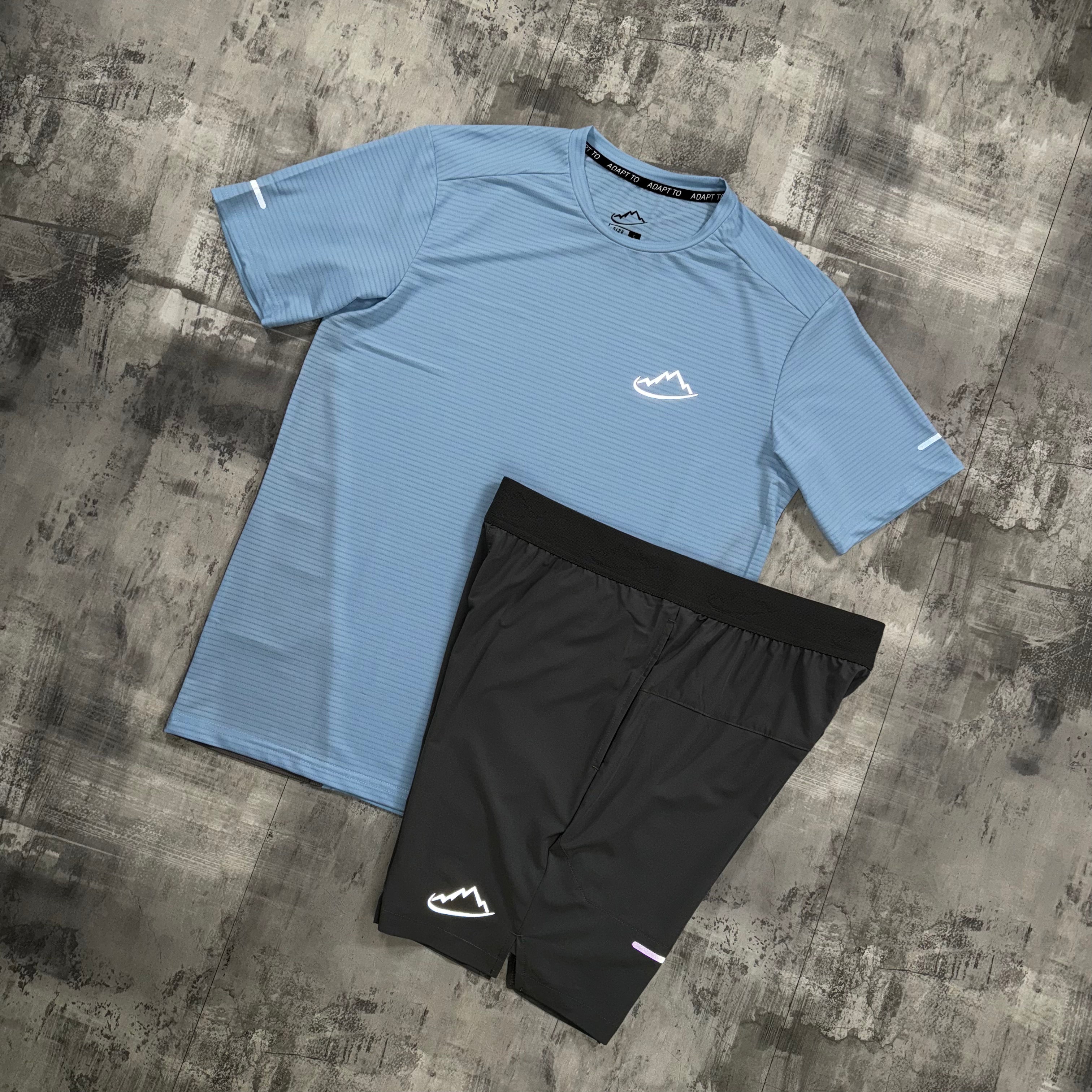 Adapt To Incline Set Sky Blue - T-shirt & Shorts