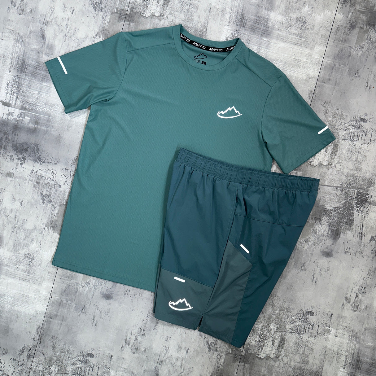 Adapt To Tracer Set Teal - T-shirt & Shorts