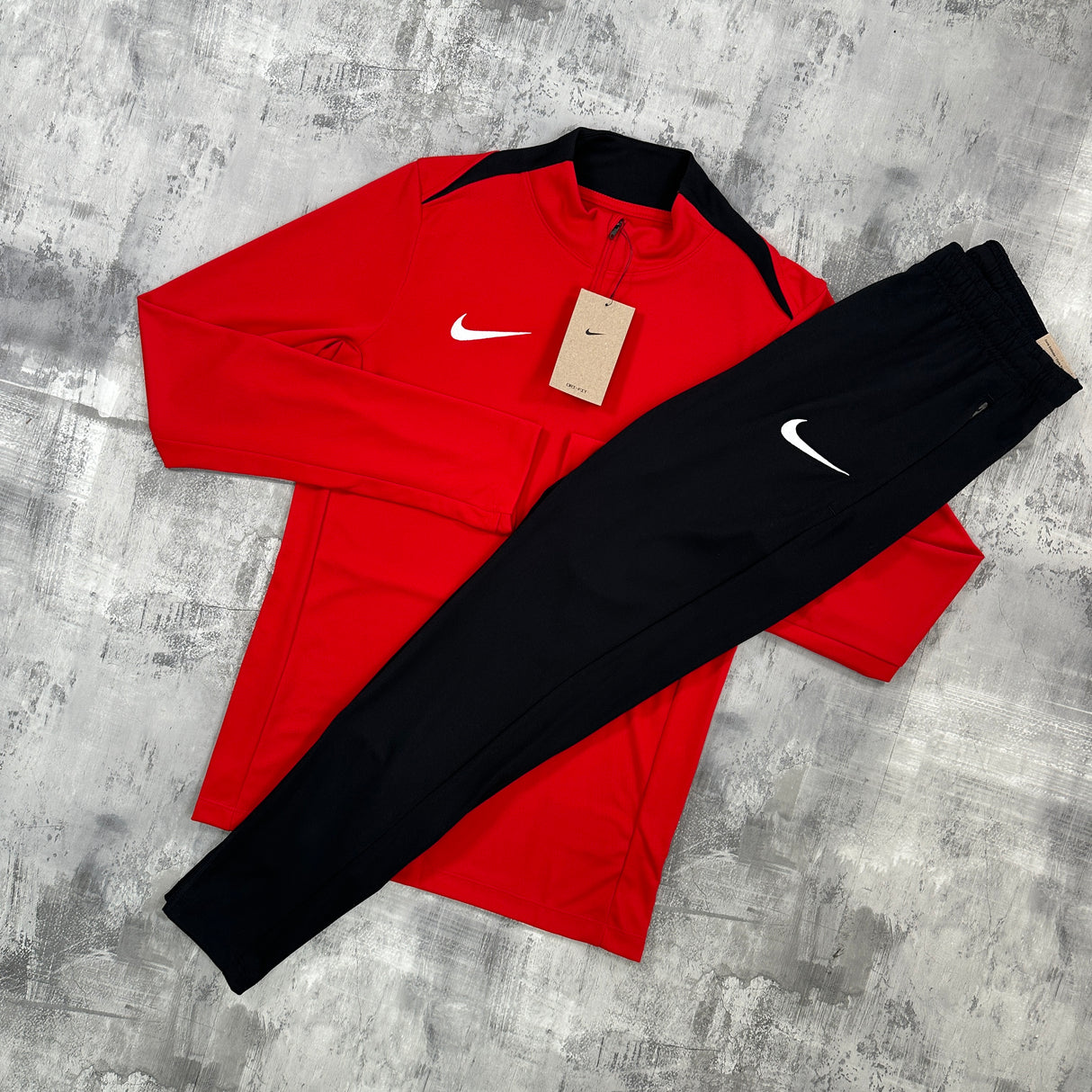 Nike Academy Pro Drill set Red - 1/2 zip & trousers