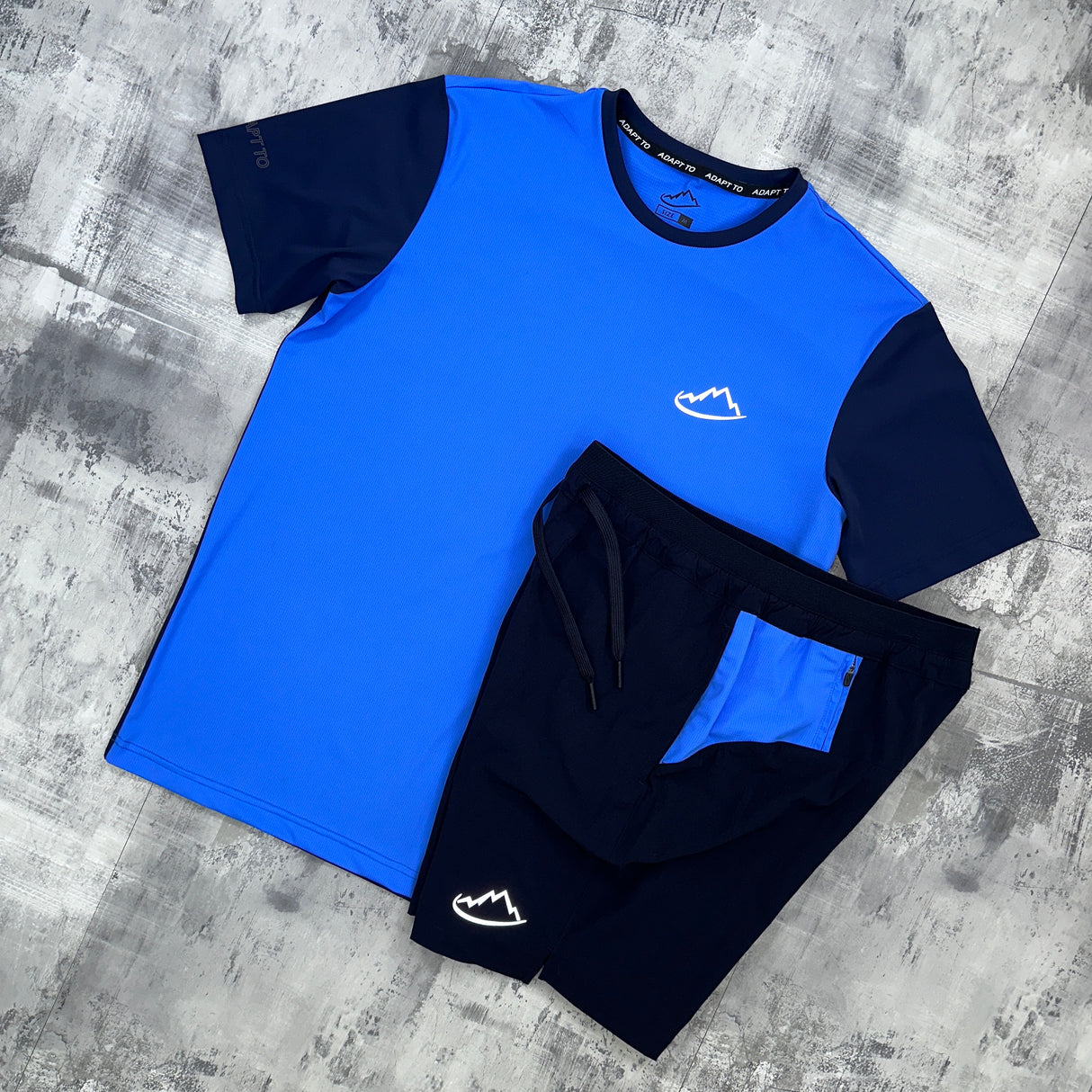 Adapt To Agility Set Navy - T-shirt & Shorts