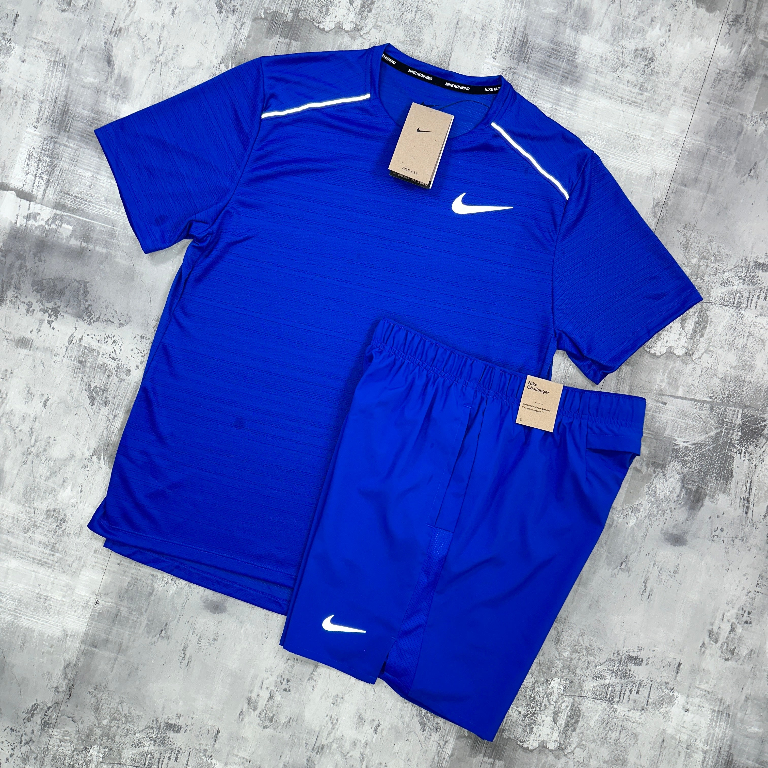 Nike Miler set Royal Blue - t-shirt and shorts