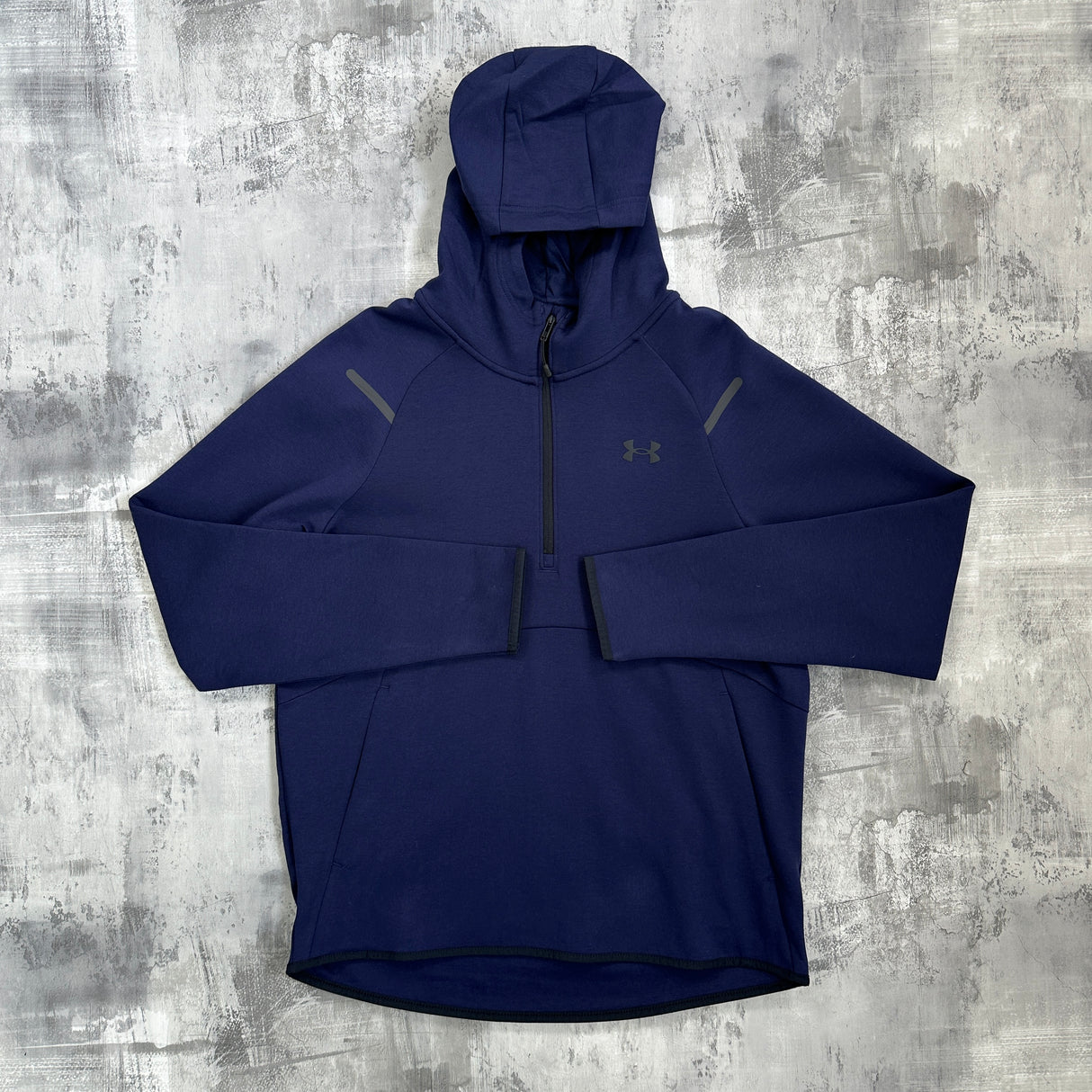 Under Armour Storm Fit hooded 1/2 zip Navy