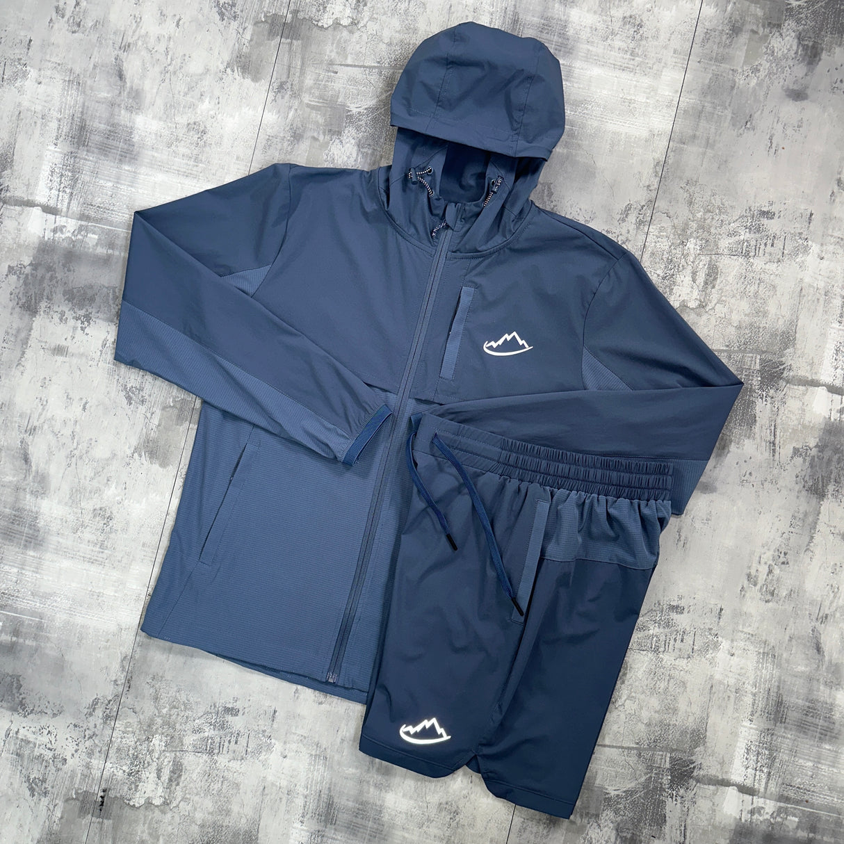 Adapt To Reflex Set Blue - Jacket & Shorts