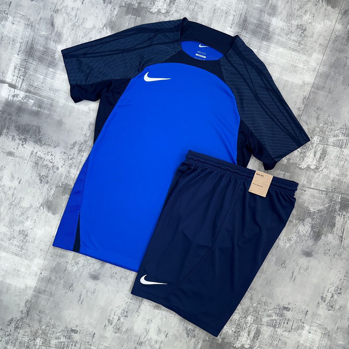 Nike Dri-Fit Strike set Royal Blue - t-shirt & shorts