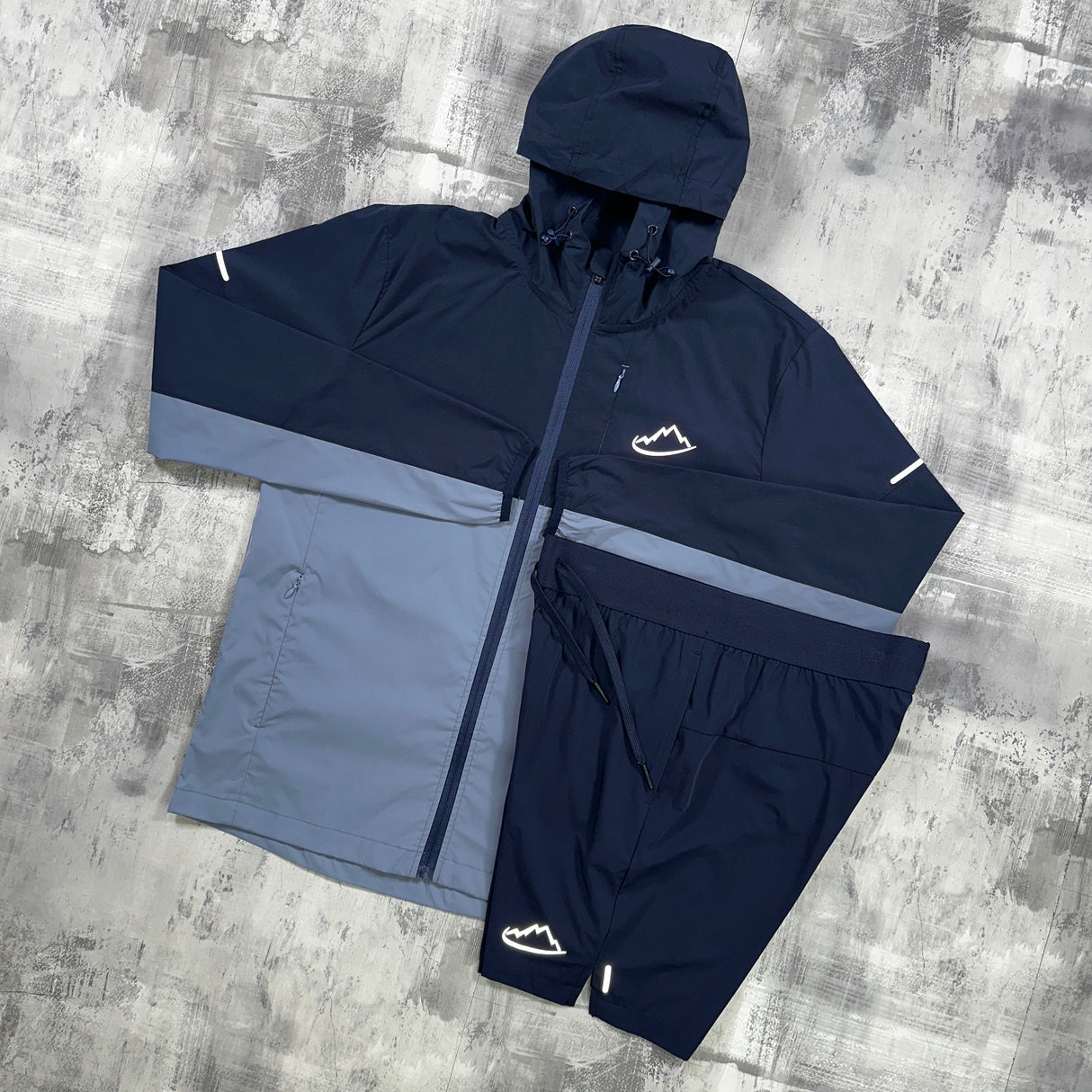 Adapt To Versa Set Navy - Jacket & Shorts