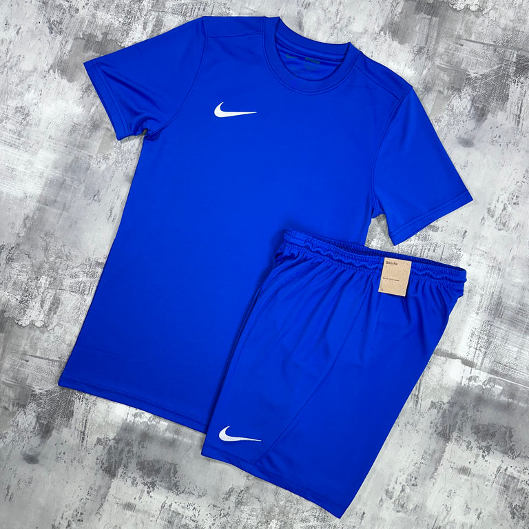 Royal blue dri outlet fit shirt