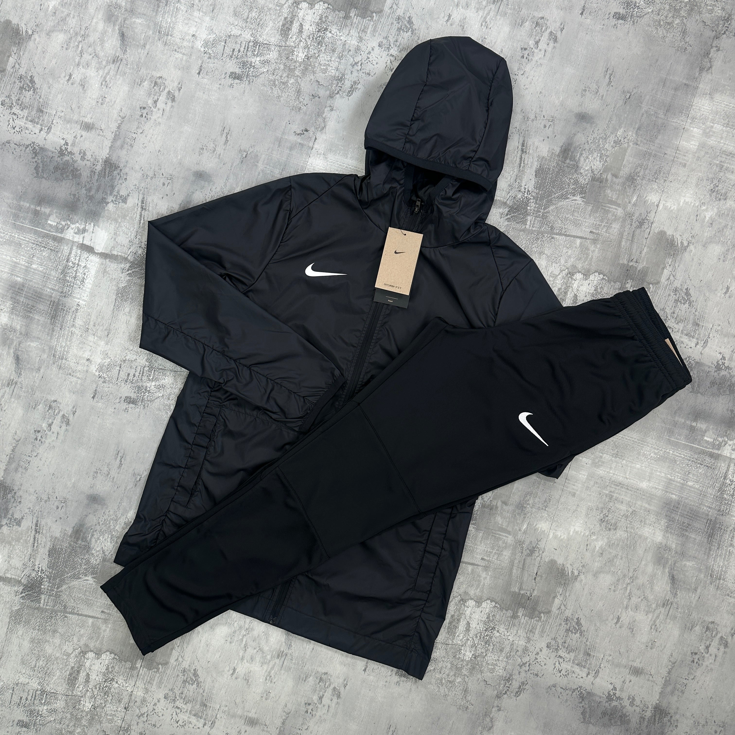 Nike black coat junior deals