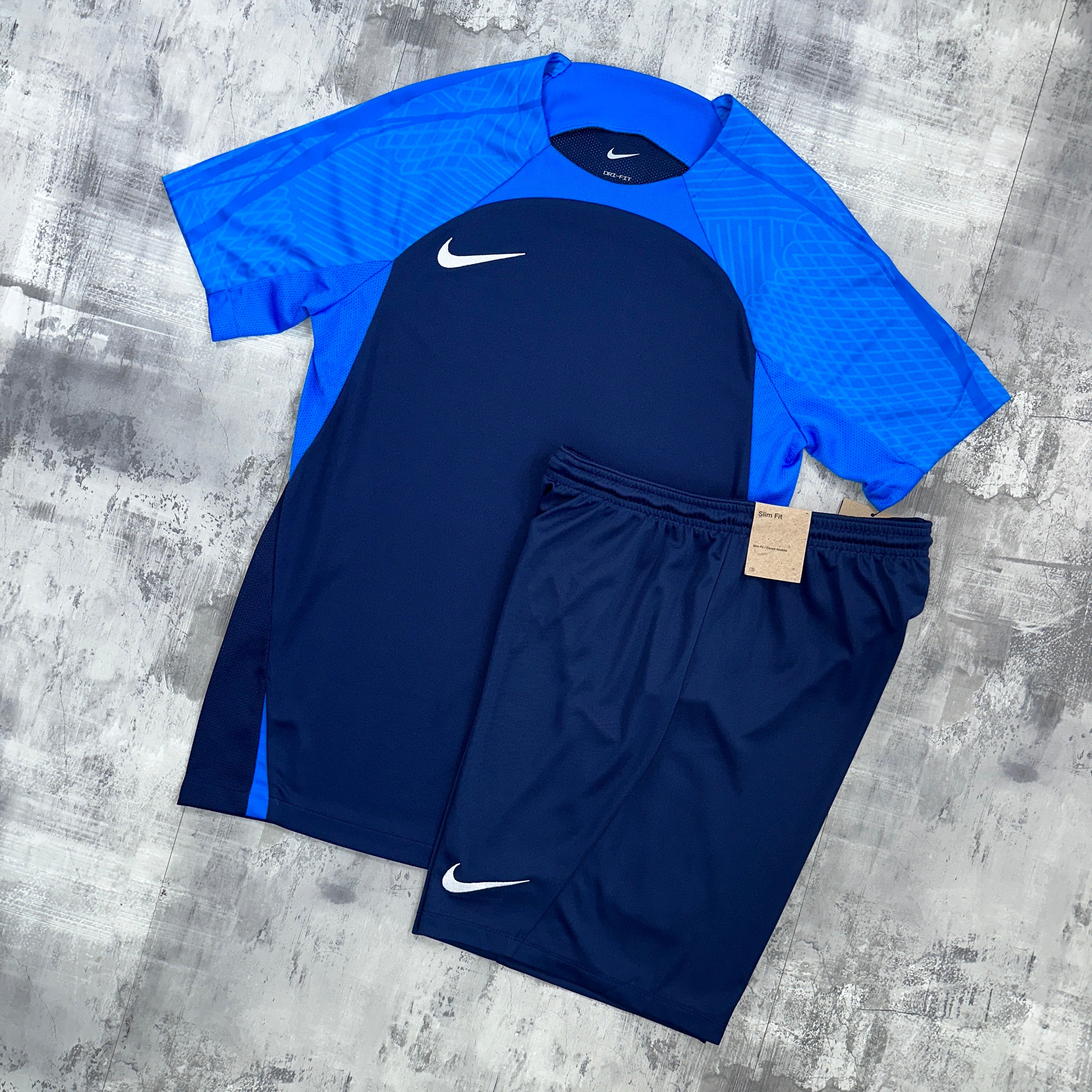 Nike Dri-Fit Strike set Navy / Game - t-shirt & shorts