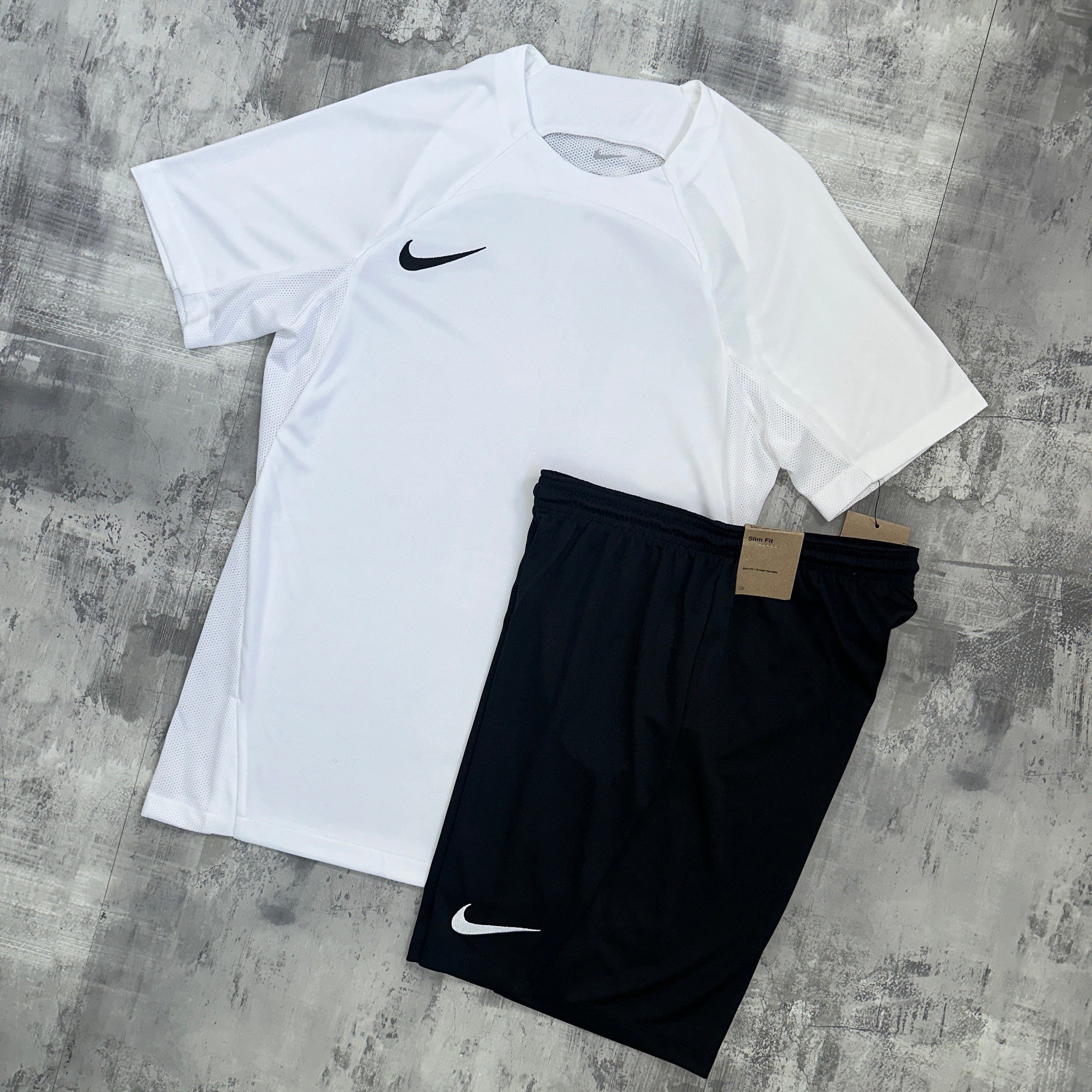 Nike Dri-Fit Strike set White - t-shirt & shorts