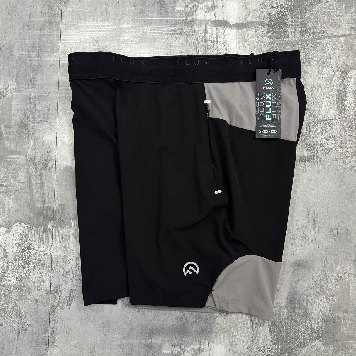 Flux Junior Performance Shorts - Black/Grey