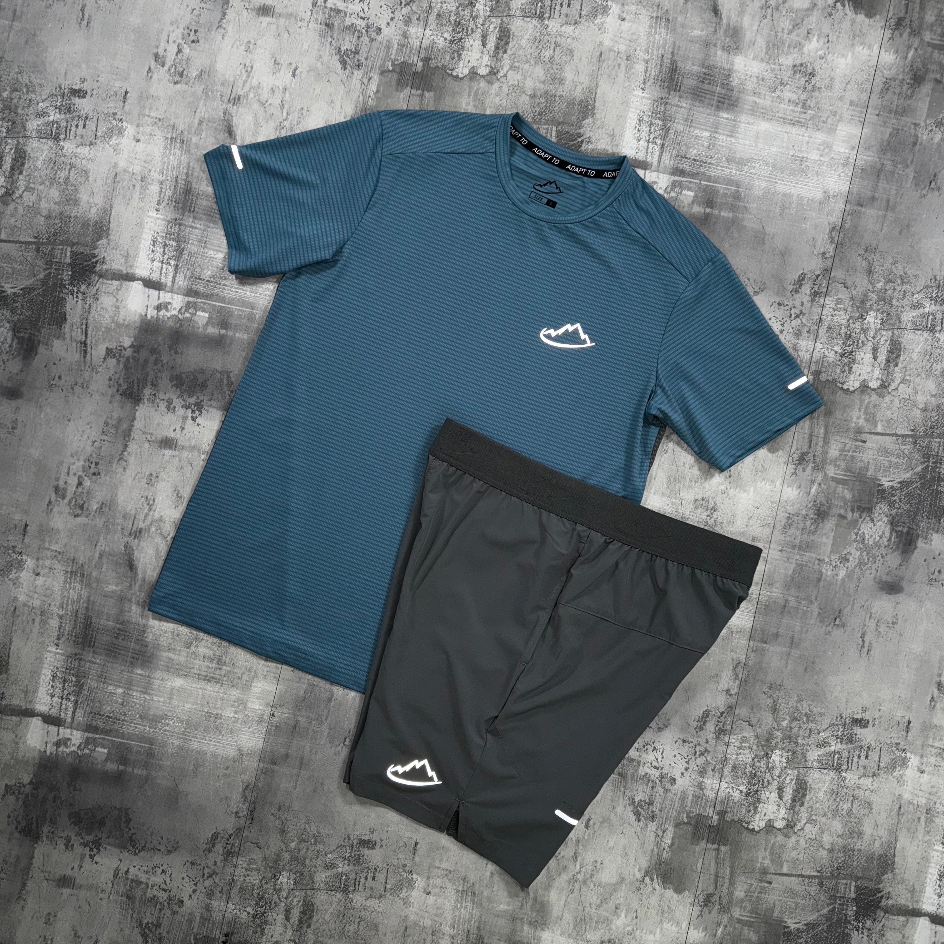 Adapt To Incline Set Turquoise - T-shirt & Shorts