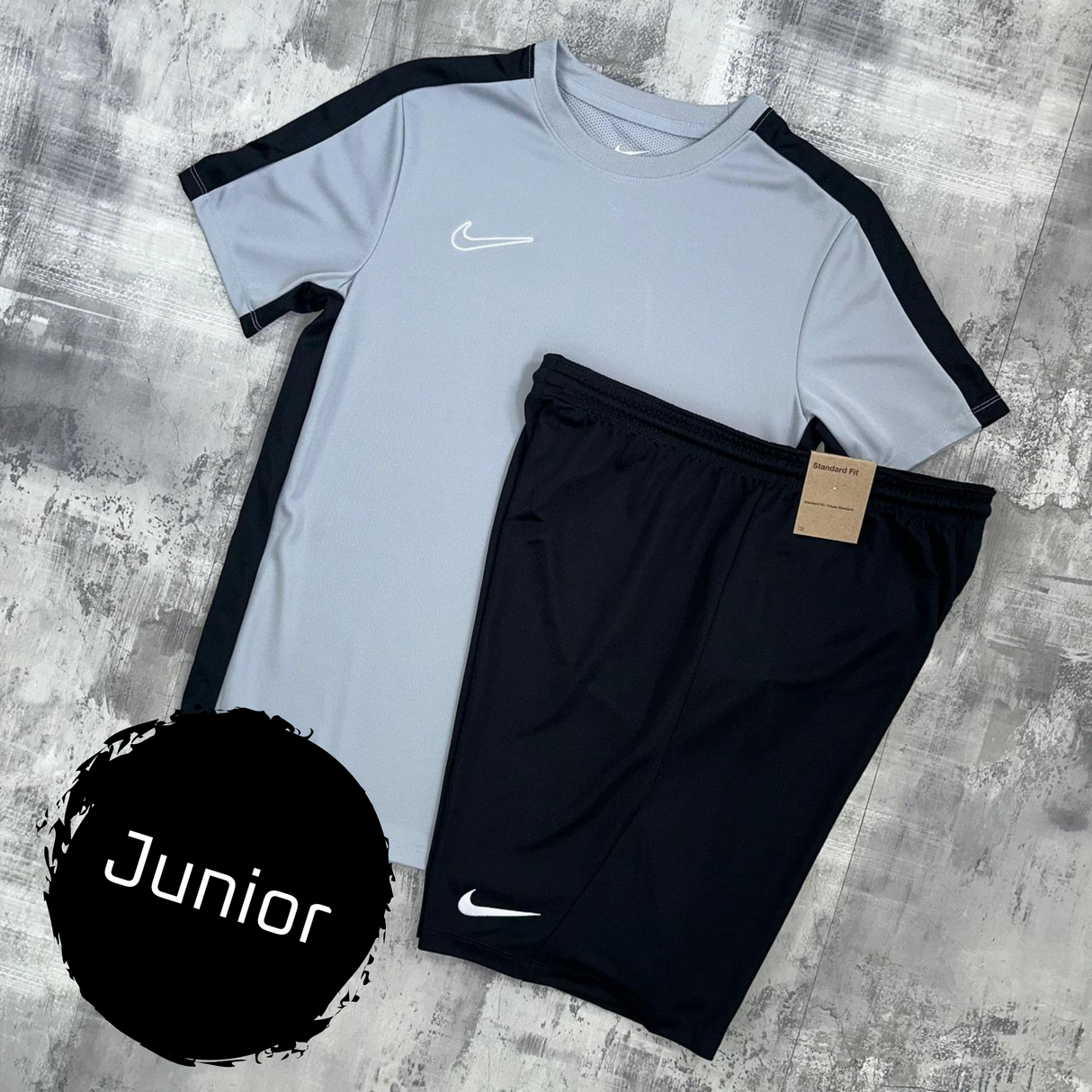 Nike academy shorts junior grey hotsell