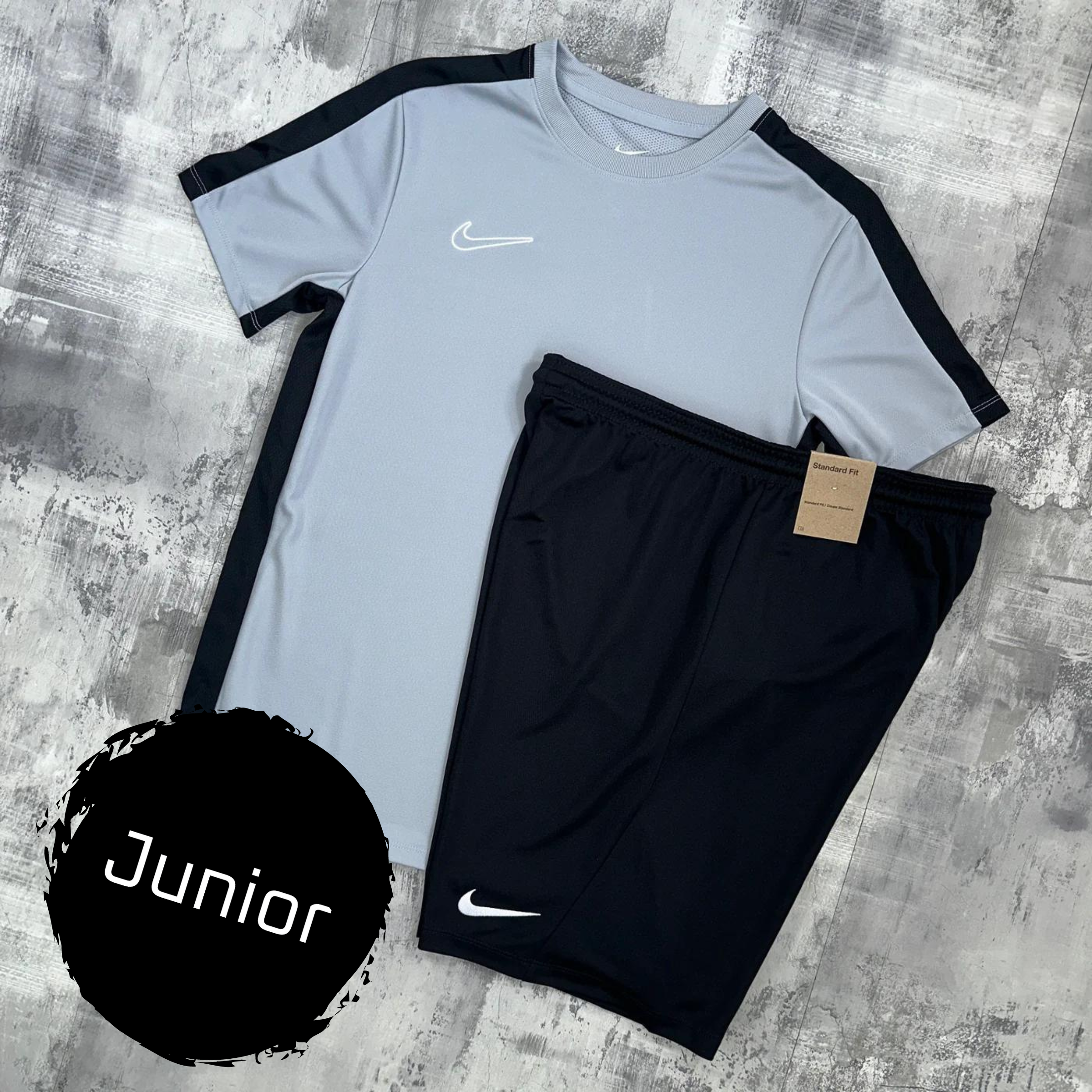 Nike Junior Academy set Grey - t-shirt & shorts