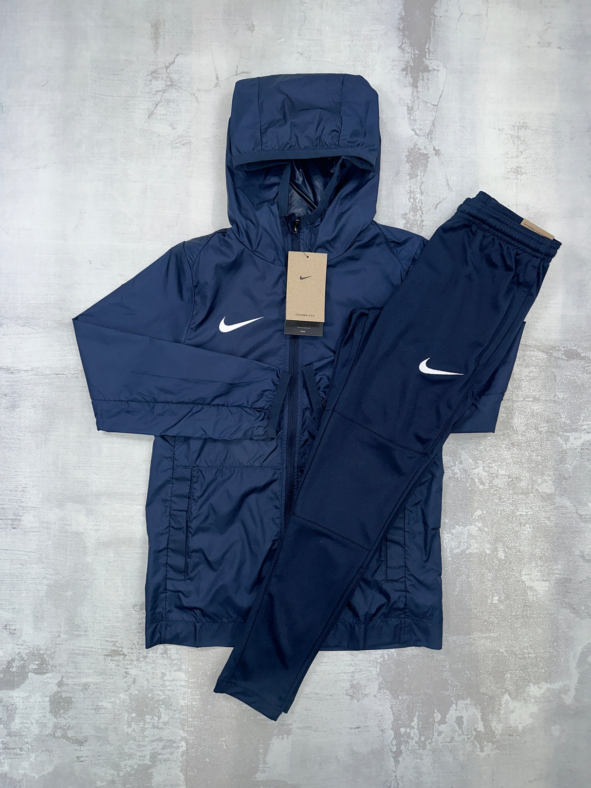 Nike Junior Repel Tracksuit Navy - Jacket & Trousers