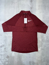 Nike Element 1/2 zip Red