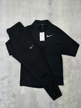 Nike Element 2.0 set Black - 1/2 zip & trousers