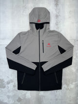 Flux Junior Versatility Tracksuit Jacket - Black/Grey/Red