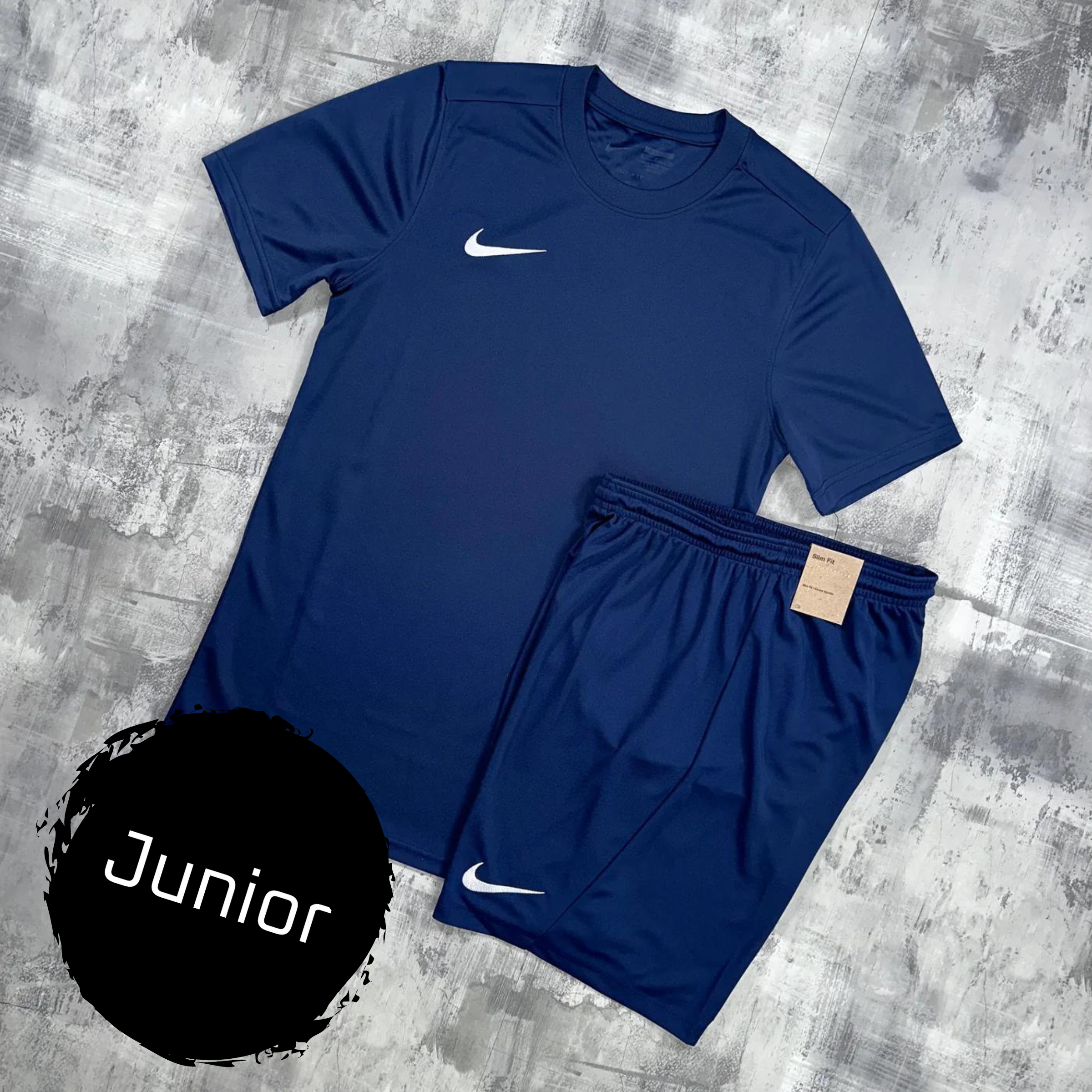 Nike Junior Dri-Fit set Navy - t-shirt & shorts