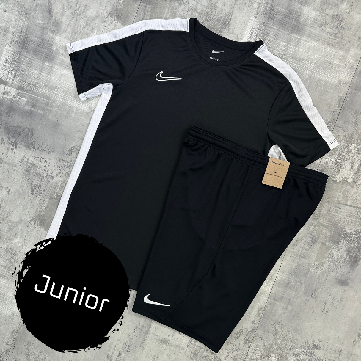 Nike Junior Academy set Black - t-shirt & shorts